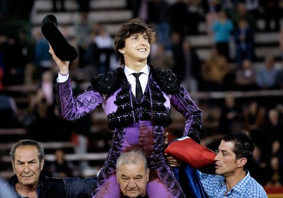 Peruvian Bullfighter Andres Roca Rey Carried Editorial Stock Photo