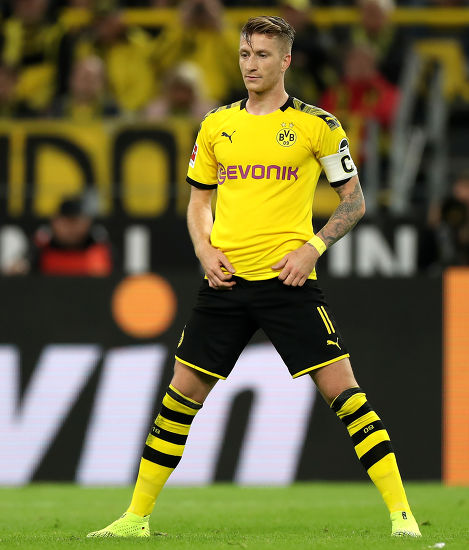 Dortmunds Marco Reus Reacts During German Editorial Stock Photo Stock