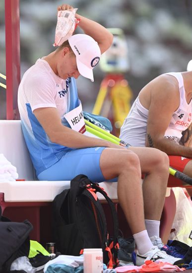 Oliver Helander Finland During Mens Javelin Editorial Stock Photo