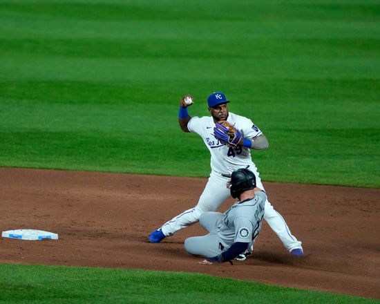 Kansas City Royals Second Baseman Hanser Editorial Stock Photo Stock