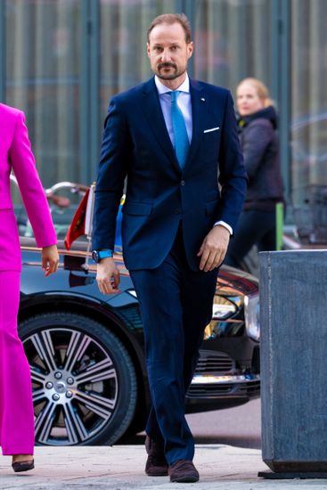 Crown Prince Haakon Norway During Visit Editorial Stock Photo Stock