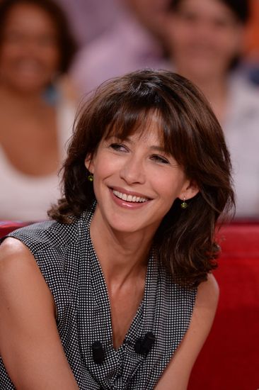 Sophie Marceau Taping Vivement Dimanche Paris Editorial Stock Photo