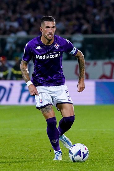 Cristiano Biraghi Acf Fiorentina During Serie Editorial Stock Photo