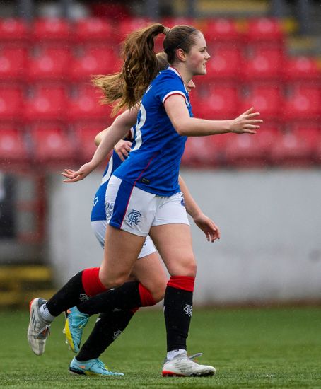 Rangers Womens Midfielder Emma Watson Celebrates Editorial Stock Photo