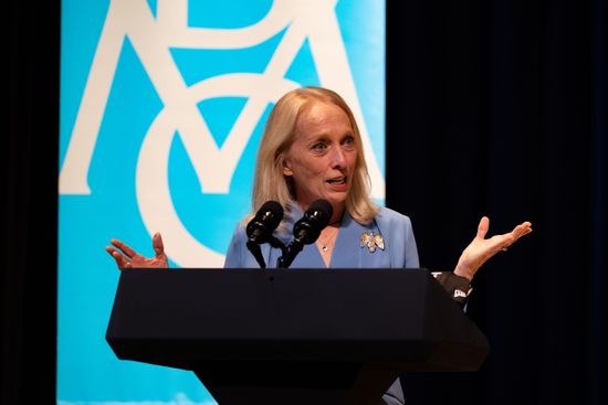 Congresswoman Mary Gay Scanlon Dpa Speaks Editorial Stock Photo