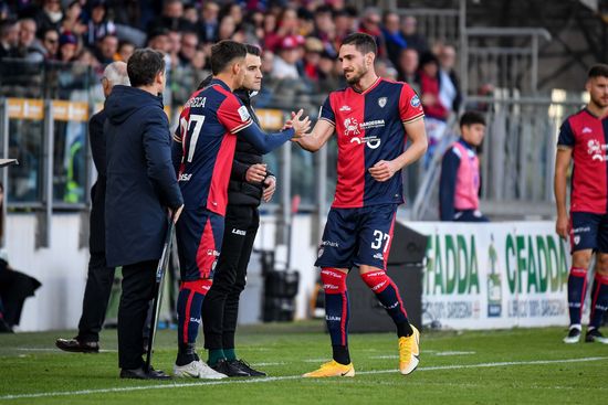 Paulo Azzi Cagliari Calcio Editorial Stock Photo Stock Image