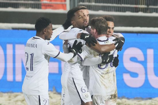 Anderlechts Mario Stroeykens Celebrates After Scoring Editorial Stock