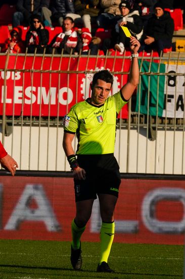 Alessandro Prontera Referee During Italian Championship Editorial Stock