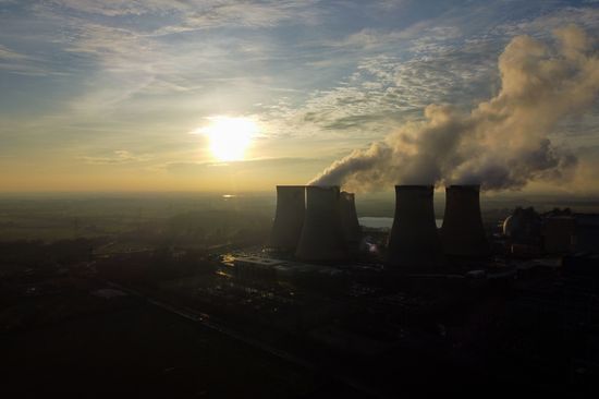 Aerial Photograph Taken Drone Shows Drax Editorial Stock Photo Stock