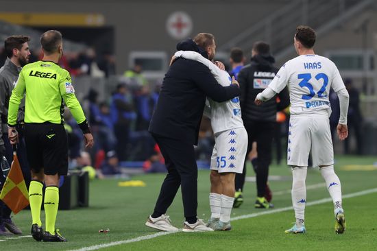 Tommaso Baldanzi Empoli Fc Celebrates Paolo Editorial Stock Photo