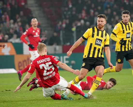 Andreas Hancheolsen Mainz Salih Zcan Dortmund Editorial Stock Photo