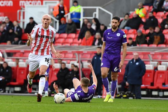 Will Smallbone Stoke City Fc Fouls Editorial Stock Photo Stock Image