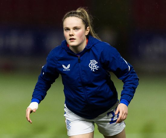 Rangers Womens Midfielder Emma Watson Warms Editorial Stock Photo