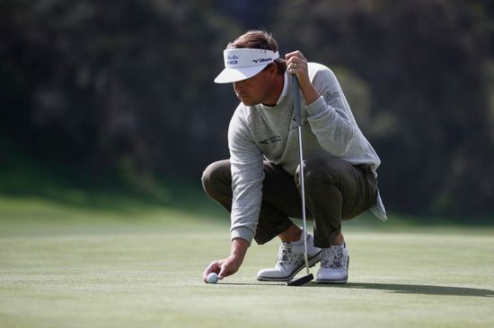 Us Golfer Keith Mitchell Lines His Editorial Stock Photo Stock Image