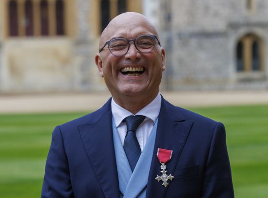 Gregg Wallace Wearing His Mbe Medal Editorial Stock Photo Stock Image