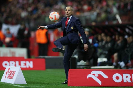 Albanian National Team Head Coach Sylvinho Editorial Stock Photo