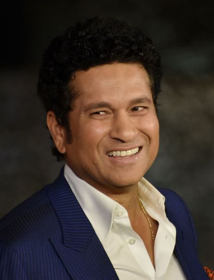 Indian Former International Cricketer Sachin Tendulkar Editorial Stock