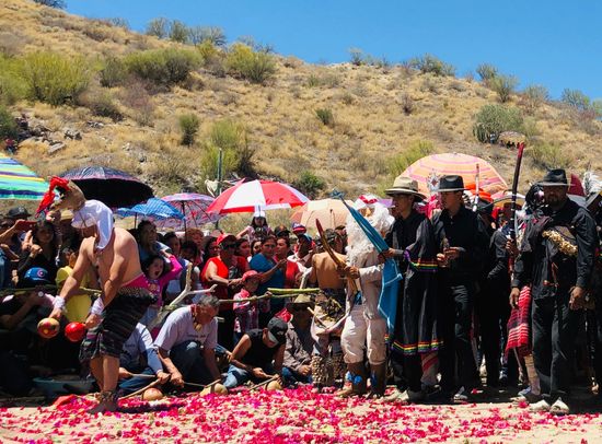 Members Yaqui Indigenous People Perform Rituals Editorial Stock Photo