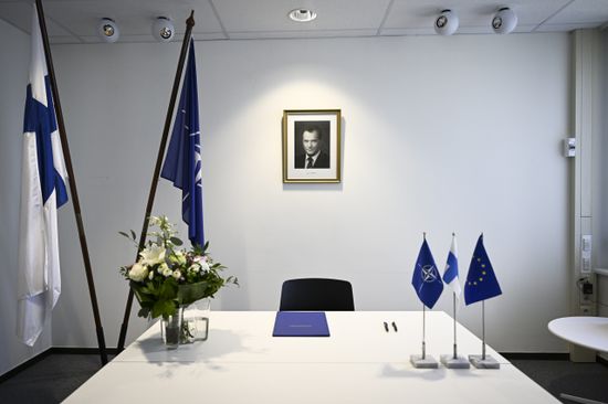 Finnish Minister Foreign Affairs Pekka Haavisto Editorial Stock Photo