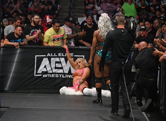 Jade Cargill Vs Taya Valkyrie During Editorial Stock Photo Stock