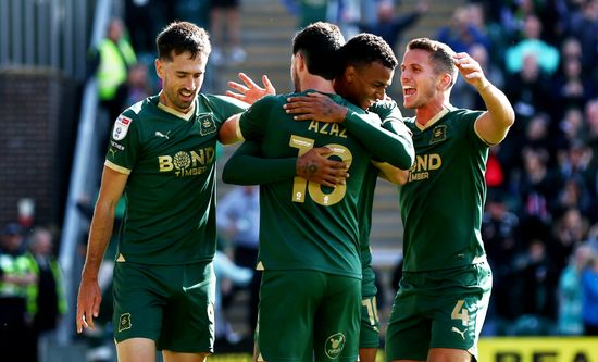 Morgan Whittaker Plymouth Argyle Celebrates Scoring Editorial Stock