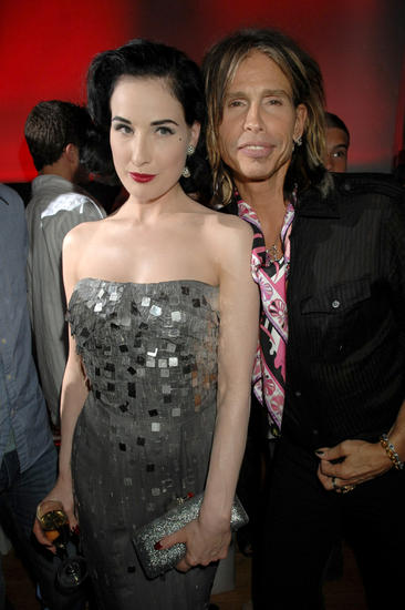 Dita Von Teese Steven Tyler Editorial Stock Photo Stock Image