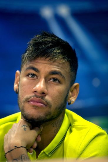 Fc Barcelonas Brazilian Player Neymar During Editorial Stock Photo