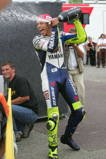 Valentino Rossi Fiat Yamaha Team Targets Editorial Stock Photo Stock