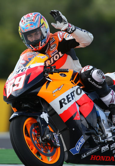 Nicky Hayden Repsol Honda Team Waves Editorial Stock Photo Stock