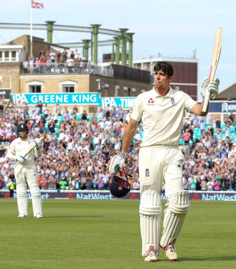 Englands Alastair Cook Leaves Field Huge Editorial Stock Photo Stock