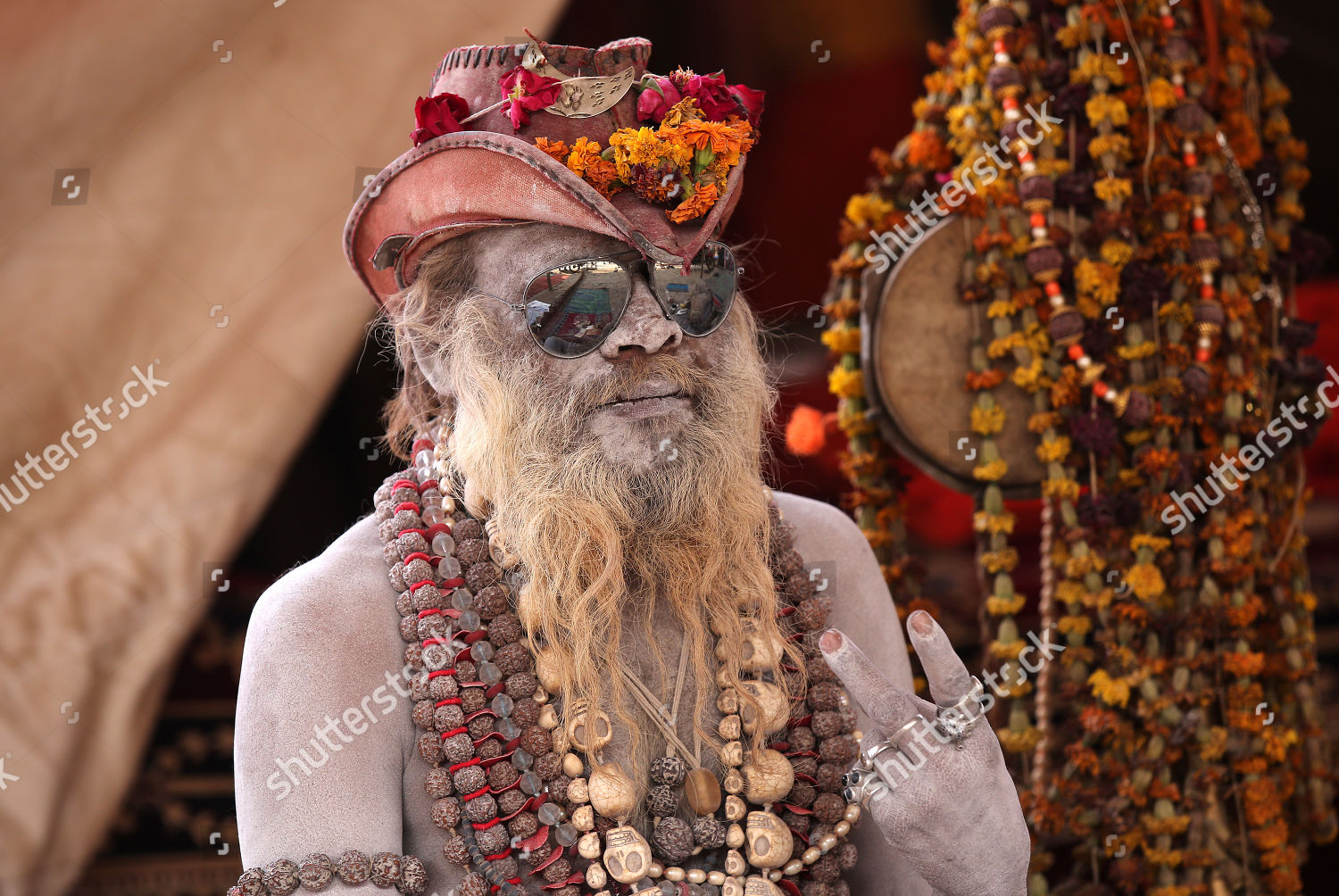 Indian Naga Sadhu Naked Holy Man Editorial Stock Photo Stock Image Shutterstock