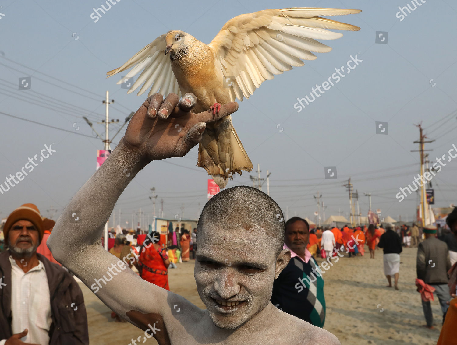 Indian Naga Sadhu Naked Holy Man Editorial Stock Photo Stock Image Shutterstock