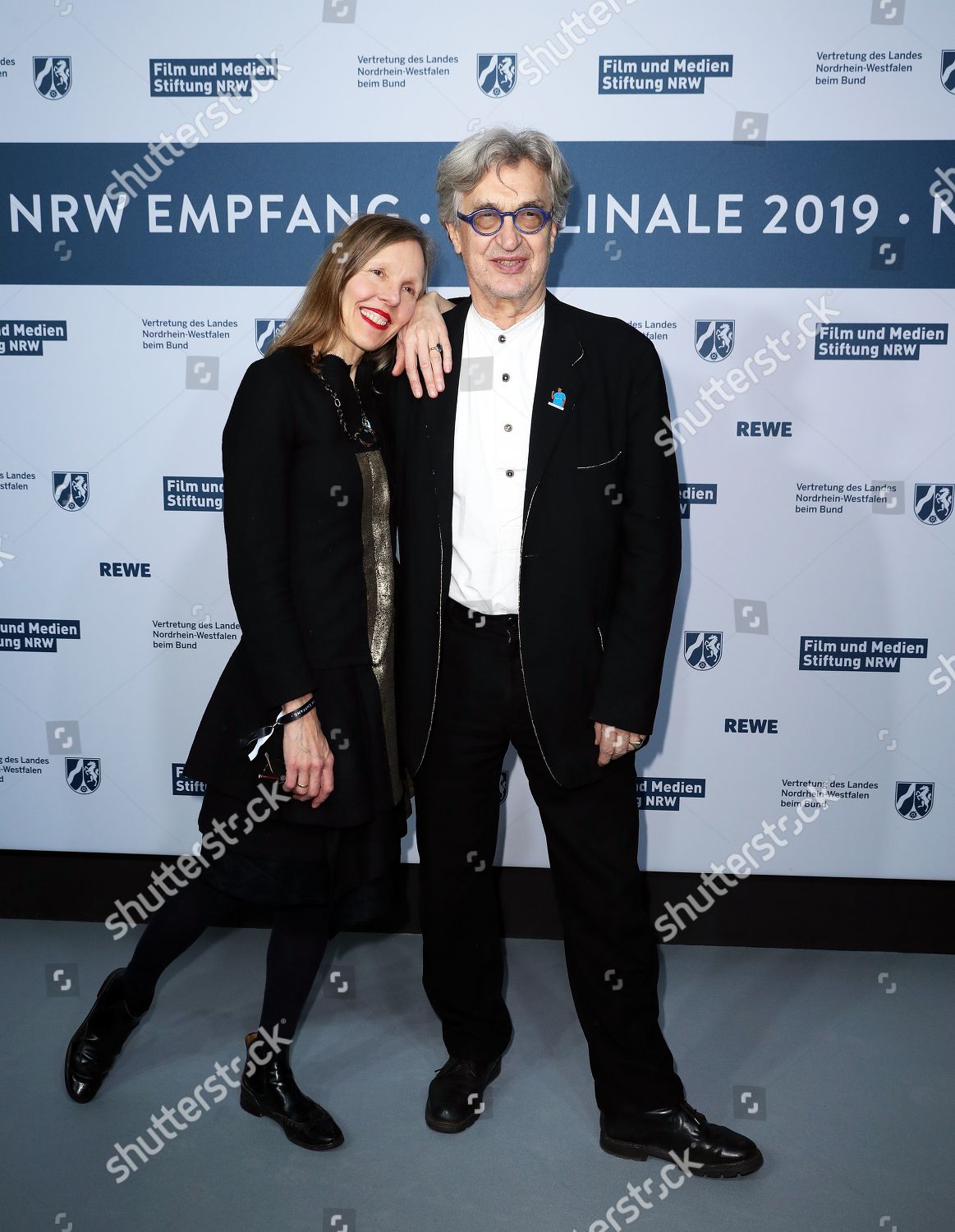 Wim Wenders R His Wife Donata Editorial Stock Photo Stock Image