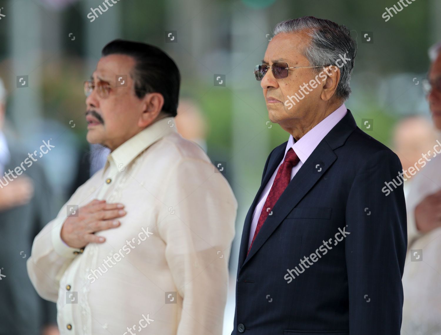 Malaysias Prime Minister Mahathir Mohamad R Editorial Stock Photo