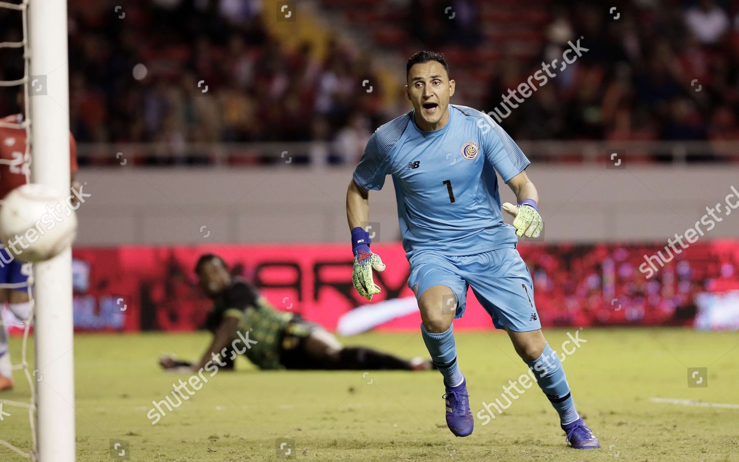 Costa Rica Goalkeeper Keylor Navas Action Editorial Stock Photo Stock