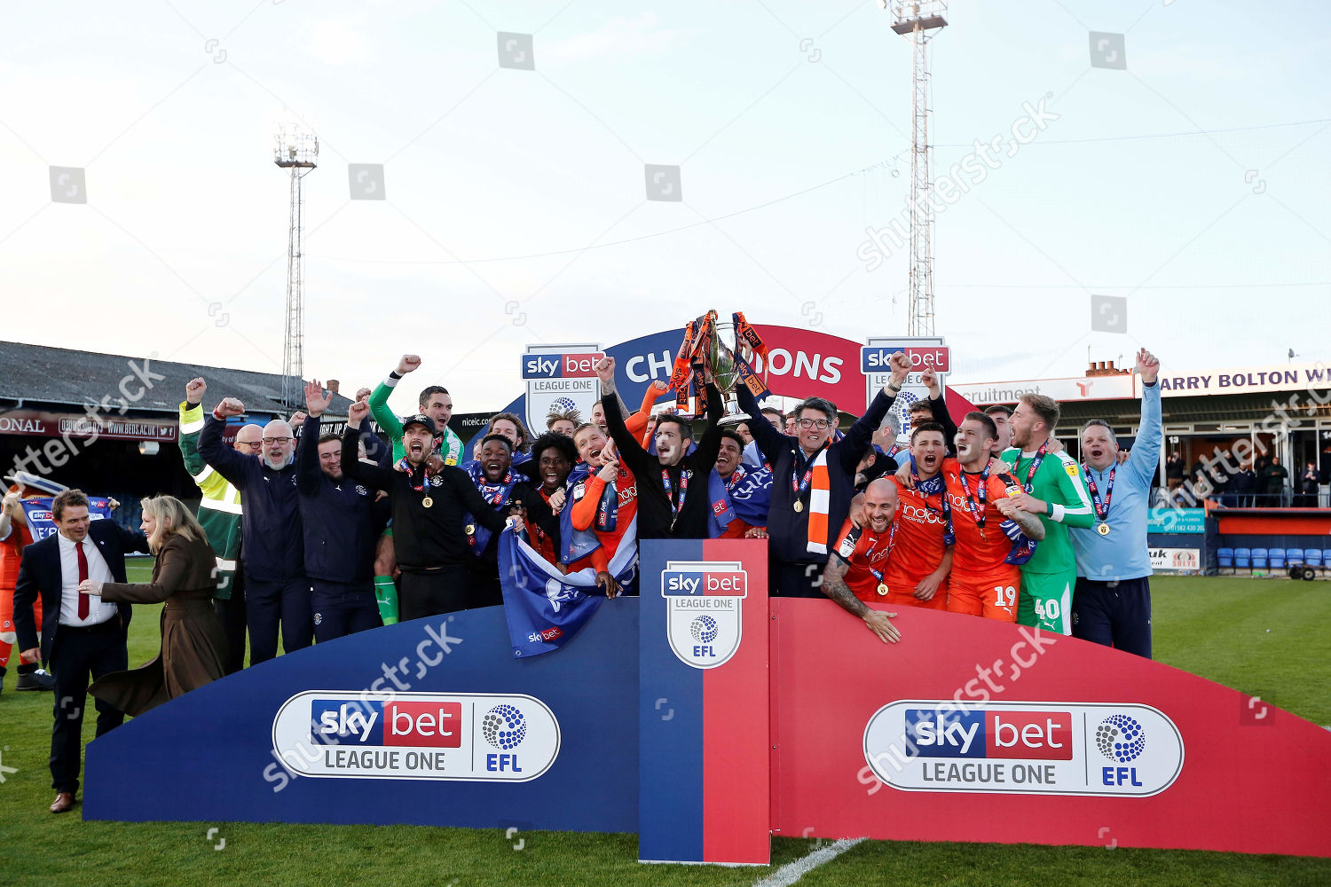 Mick Harford Interim Manager Luton Town Editorial Stock Photo Stock