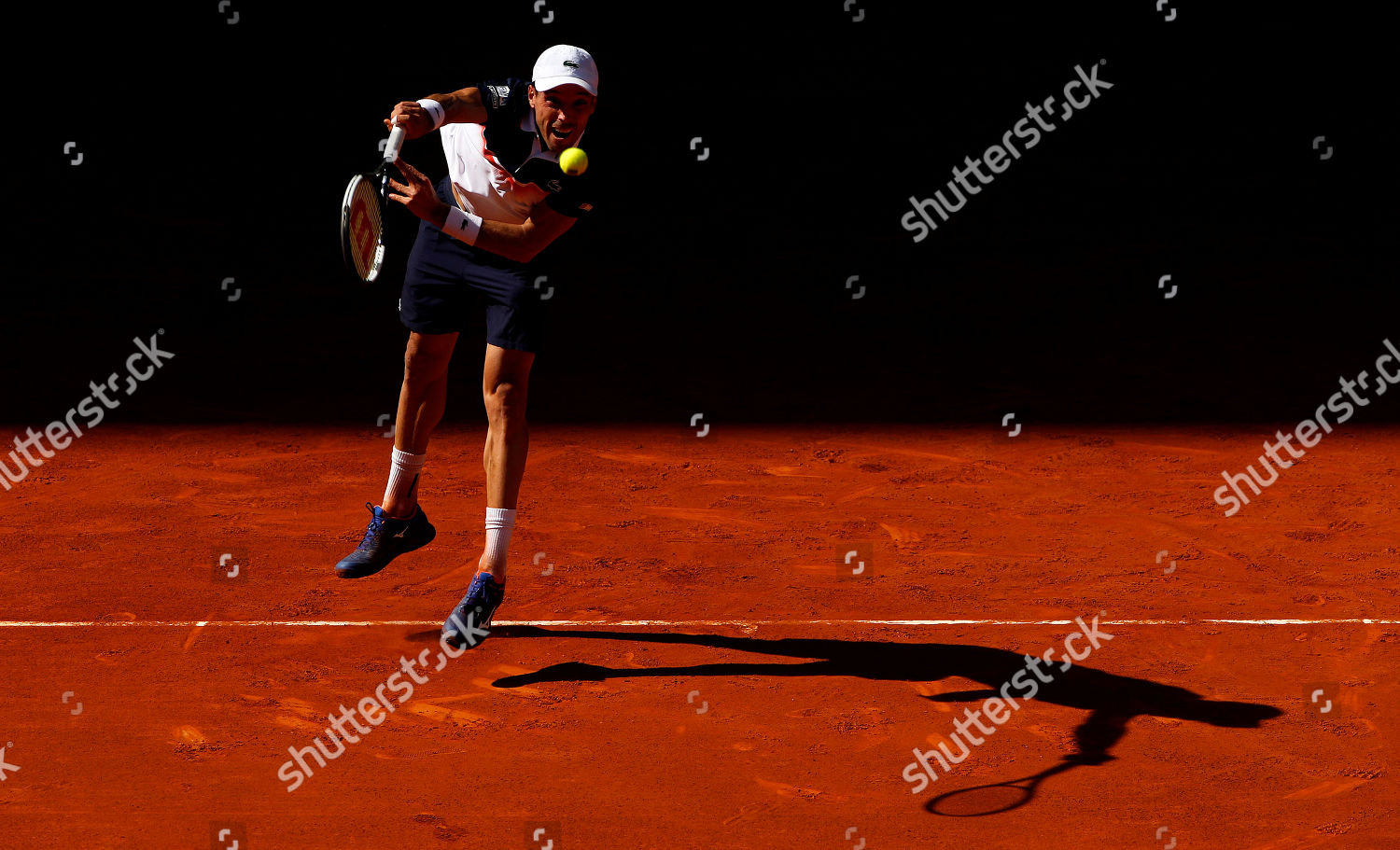 Roberto Bautista Agut Spain Action Editorial Stock Photo Stock Image