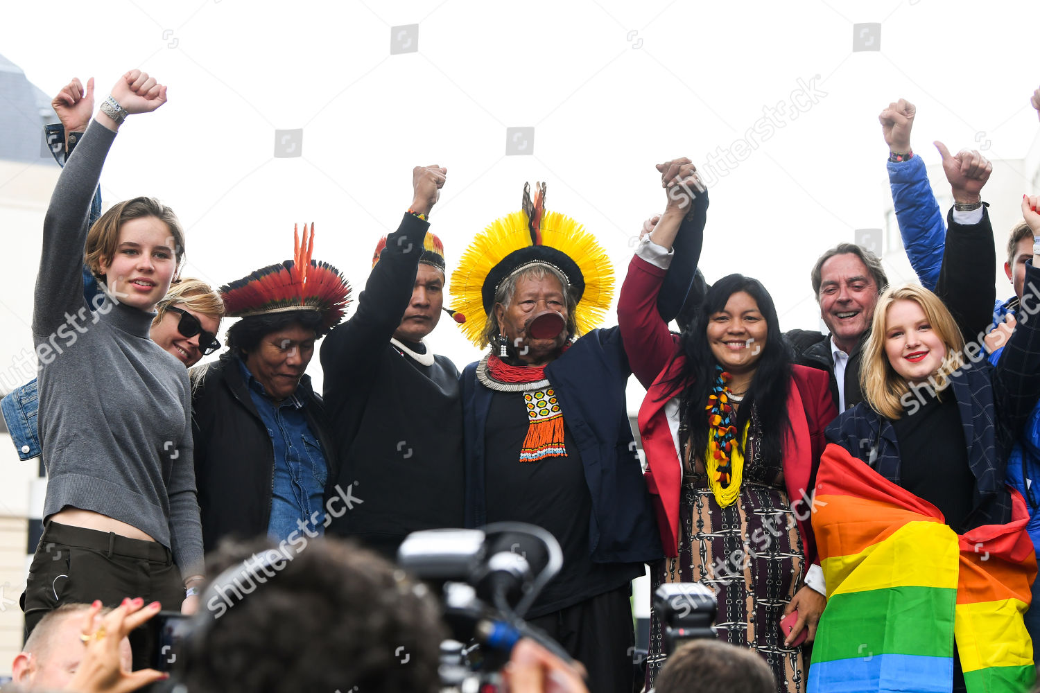 Raoni Metuktire Chief Indigenous Brazilian Kayapo Editorial Stock Photo