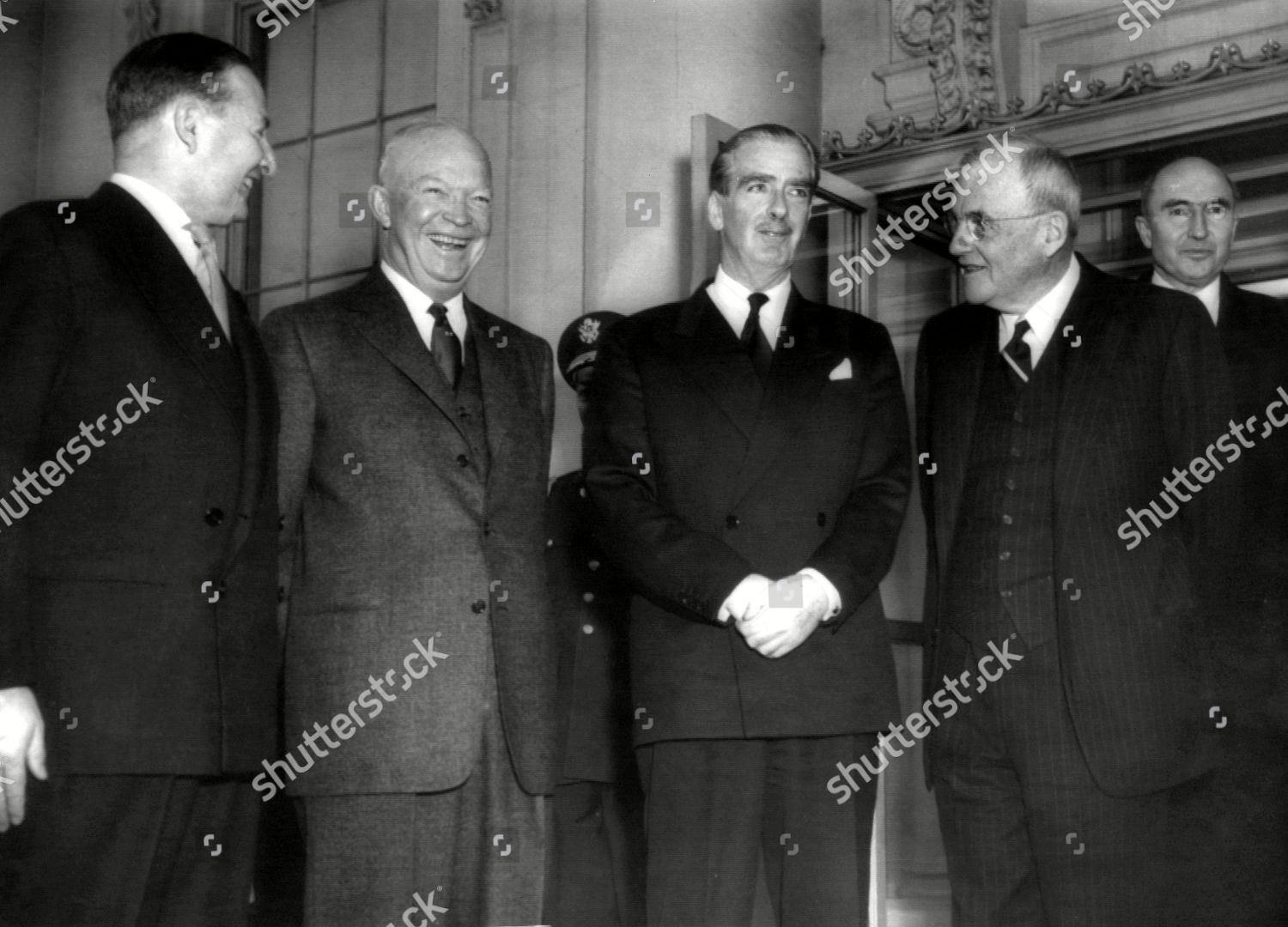 British Foreign Secretary Selwyn Lloyd President Editorial Stock Photo