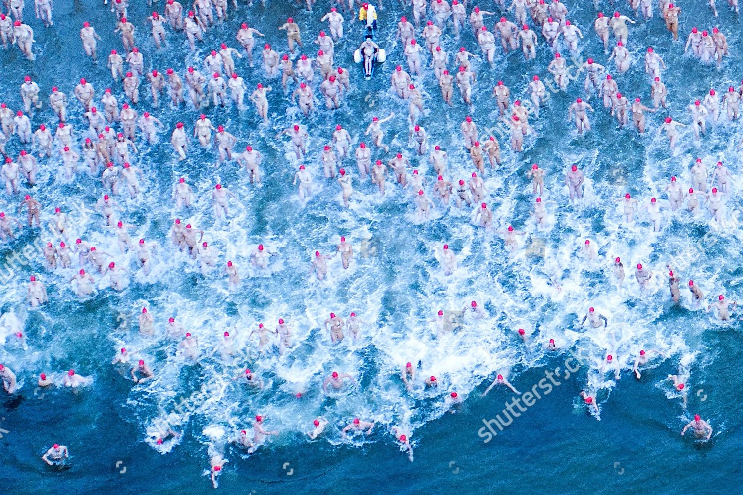 Swimmers Participate 2019 Dark Mofo Nude Editorial Stock Photo Stock