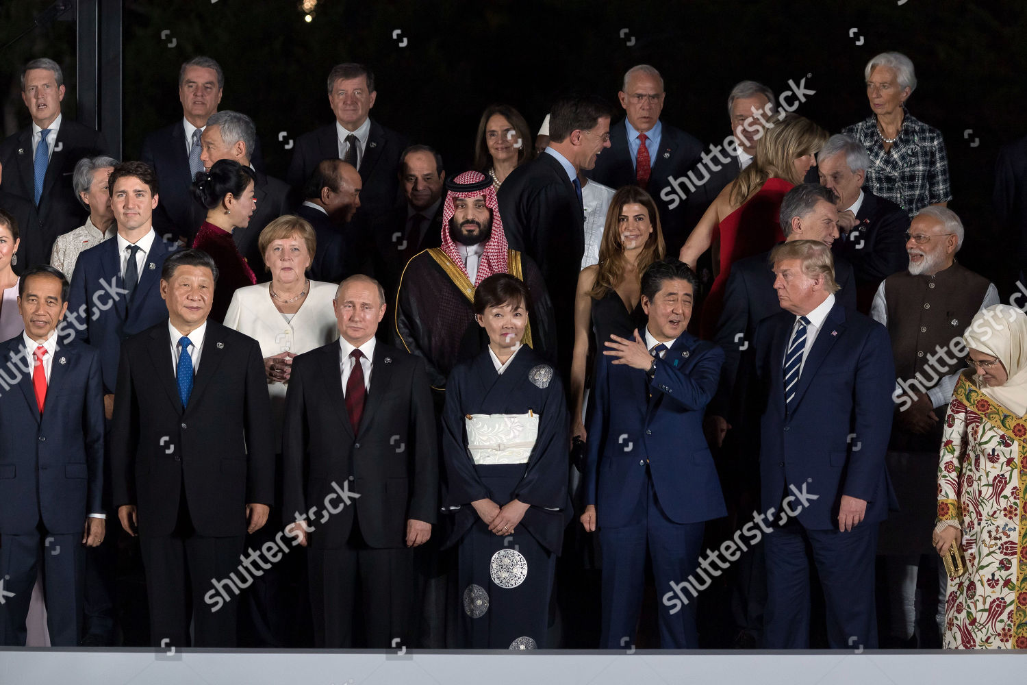 Indonesias President Joko Widodo Canadas Prime Editorial Stock Photo