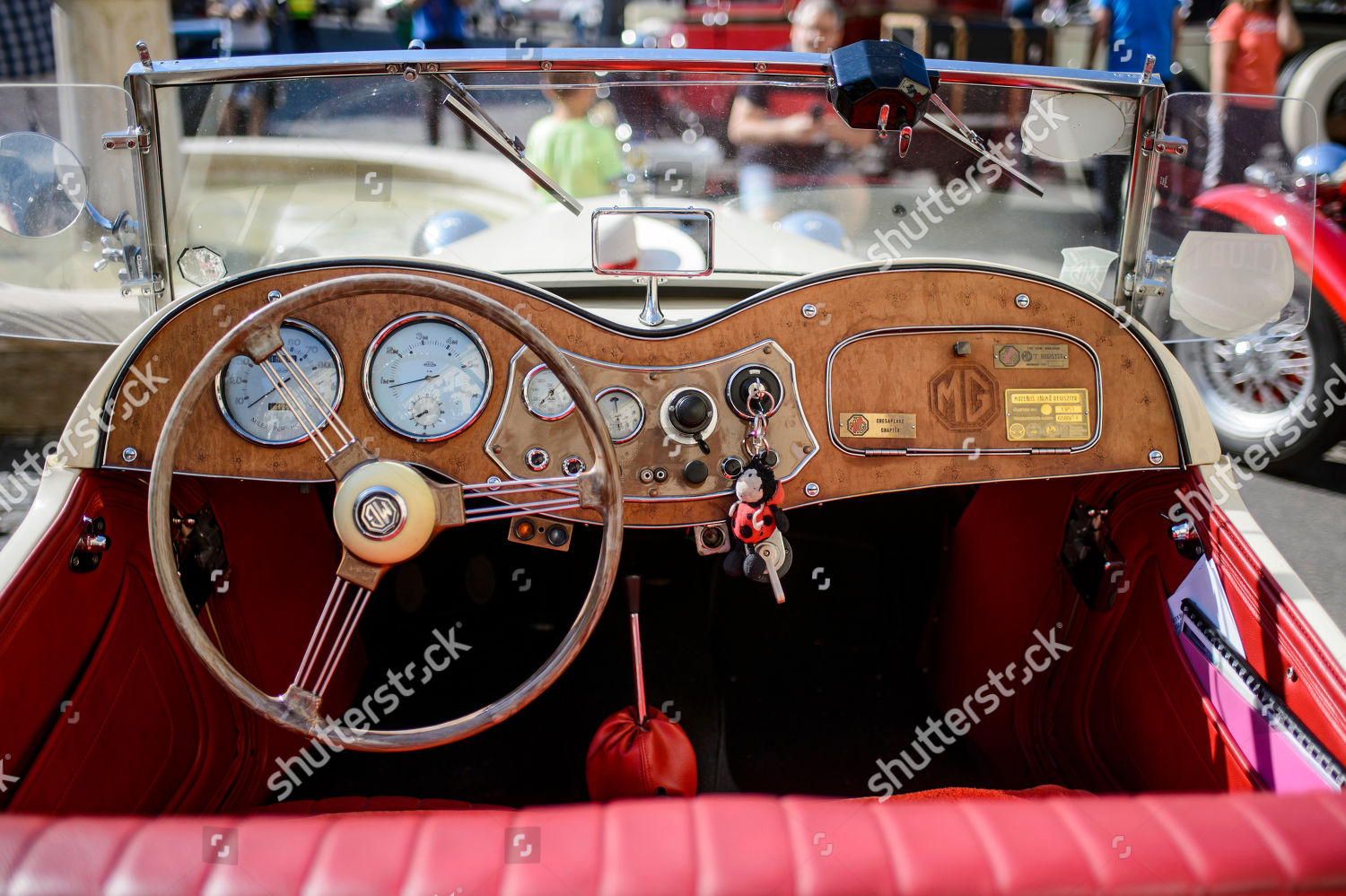 Dashboard Mg Td 1951 Exhibited Show Editorial Stock Photo Stock Image