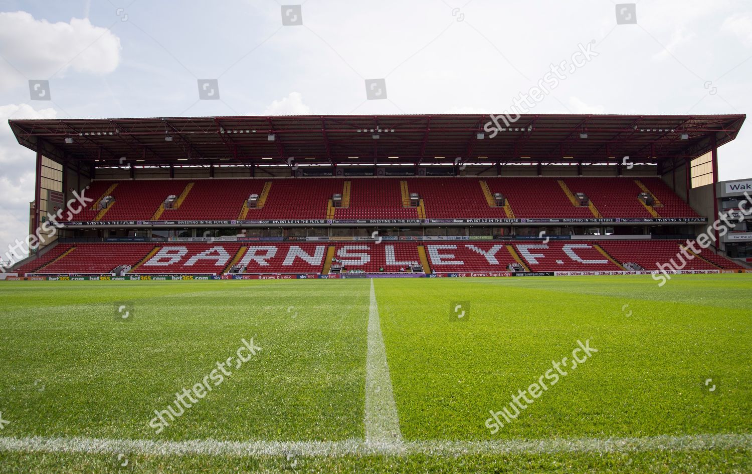 General View Inside Oakwell Stadium Barnsley Editorial Stock Photo