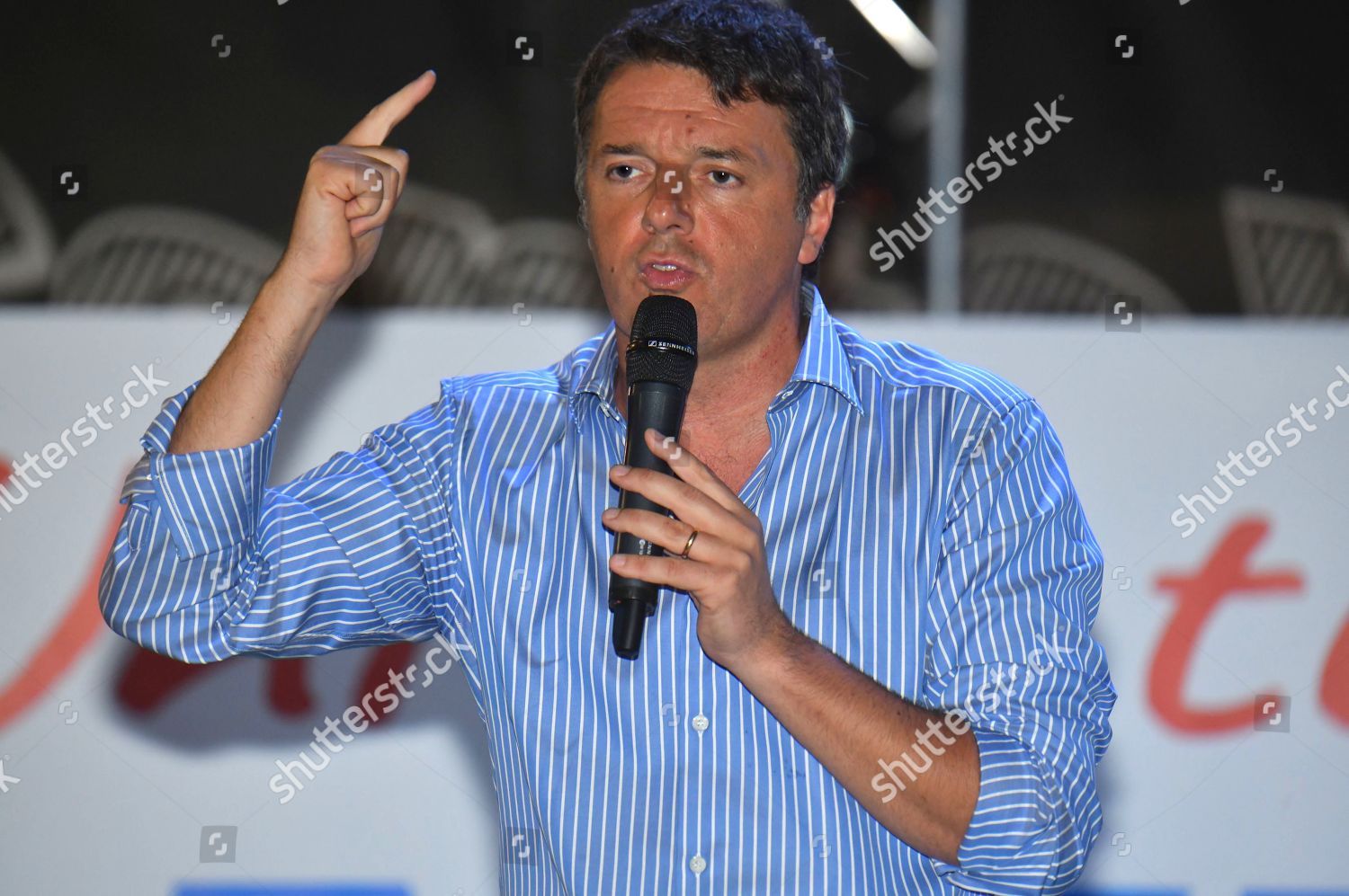 Italian Former Prime Minister Matteo Renzi Editorial Stock Photo