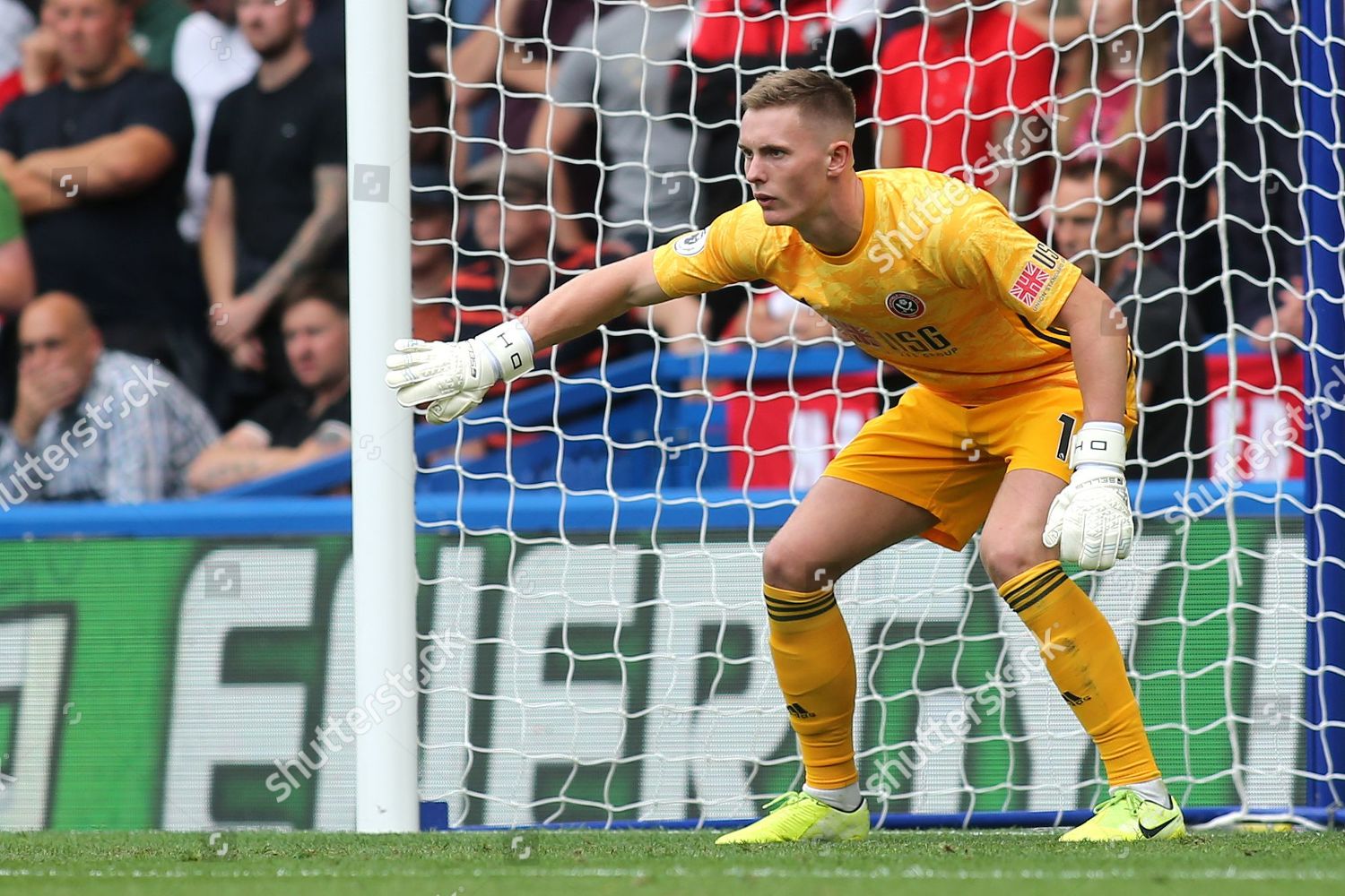 Sheffield United Goalkeeper Dean Henderson During Editorial Stock Photo