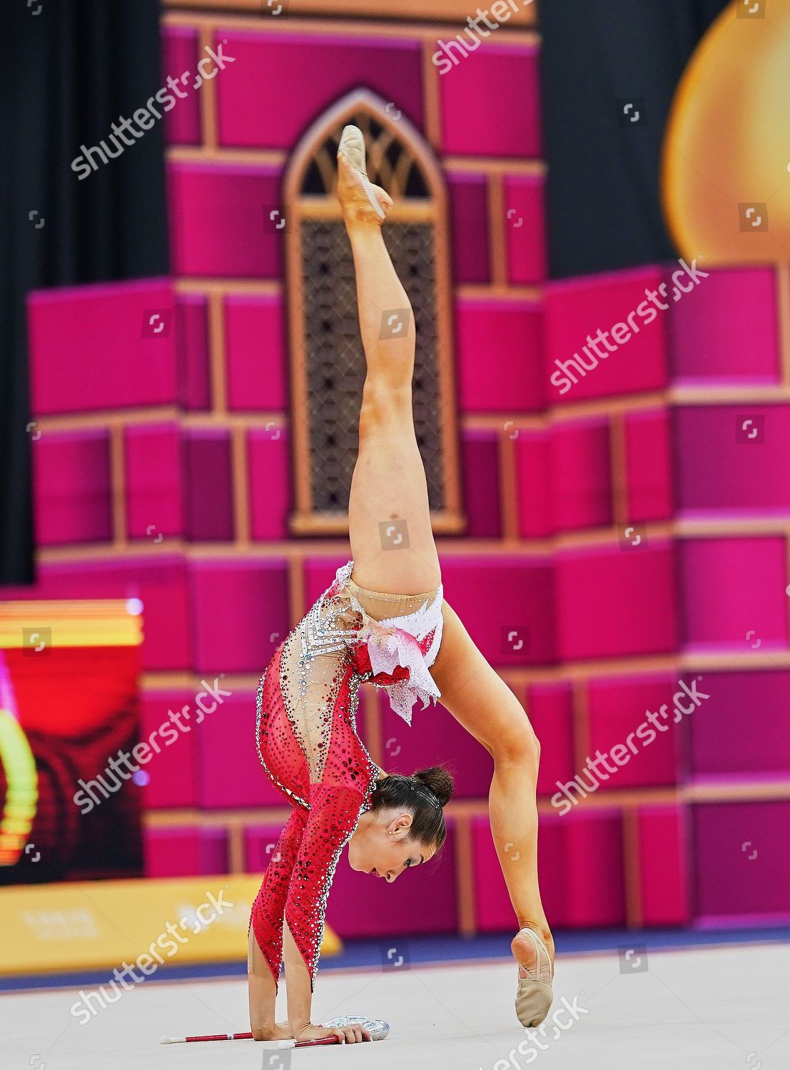 Katsiaryna Halkina Belarus During 37th Rhythmic Editorial Stock Photo