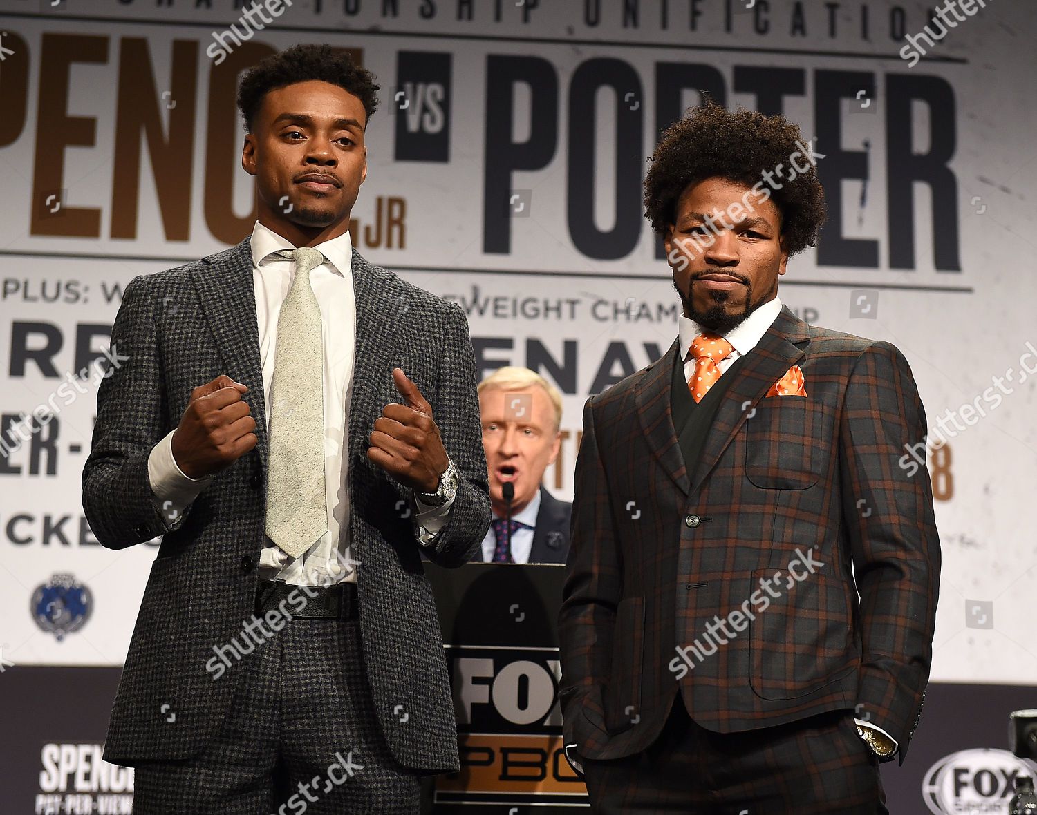 Errol Spence Jr Shawn Porter Editorial Stock Photo Stock Image