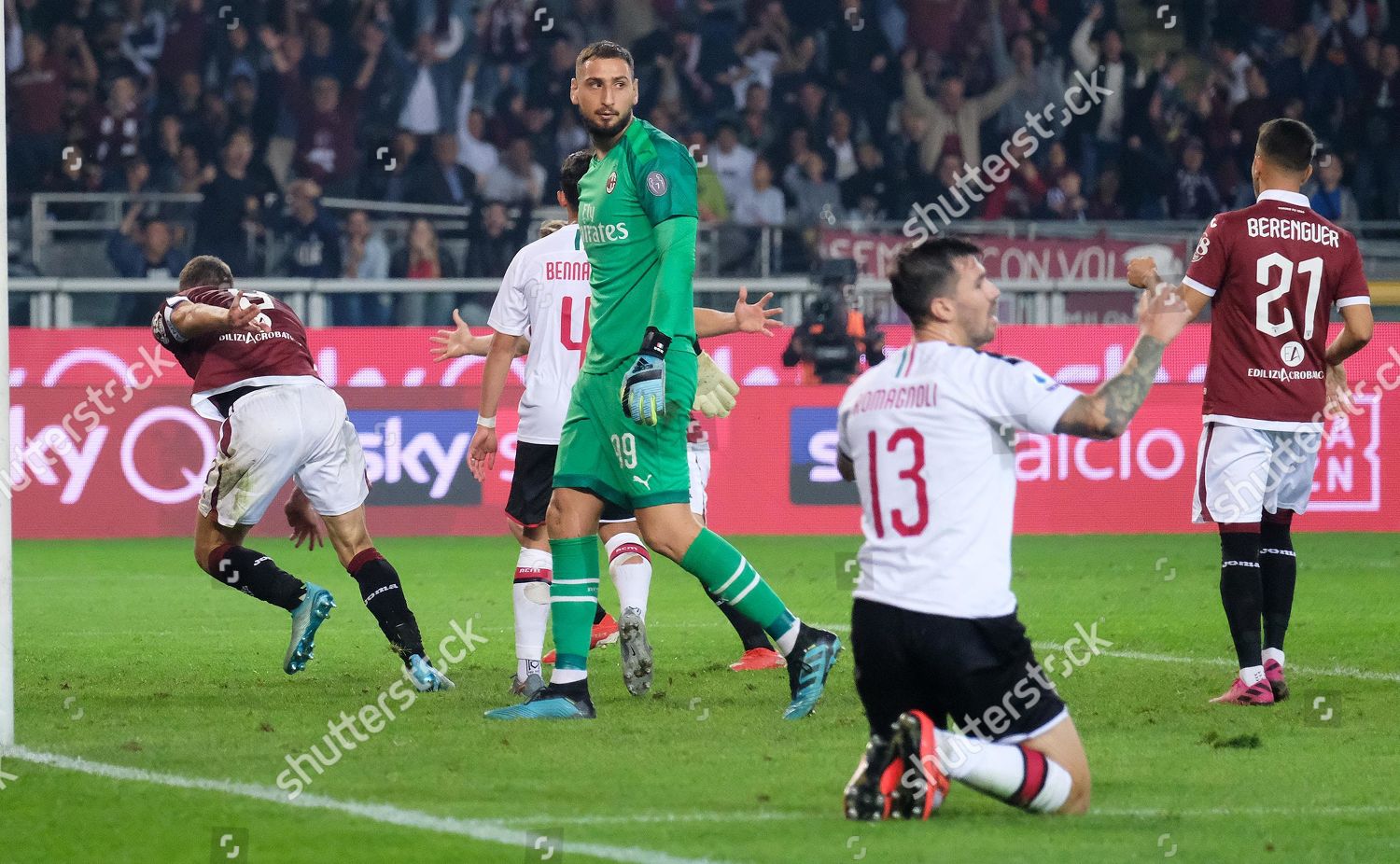 Ac Milan Goalkeeper Gianluigi Donnarumma C Editorial Stock Photo