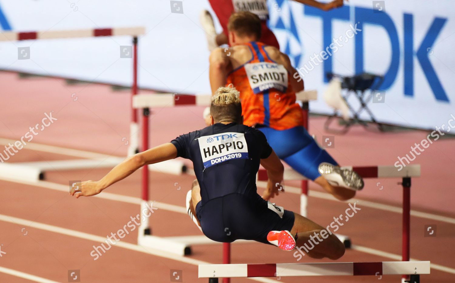 Wilfried Happio Front France Action During Editorial Stock Photo