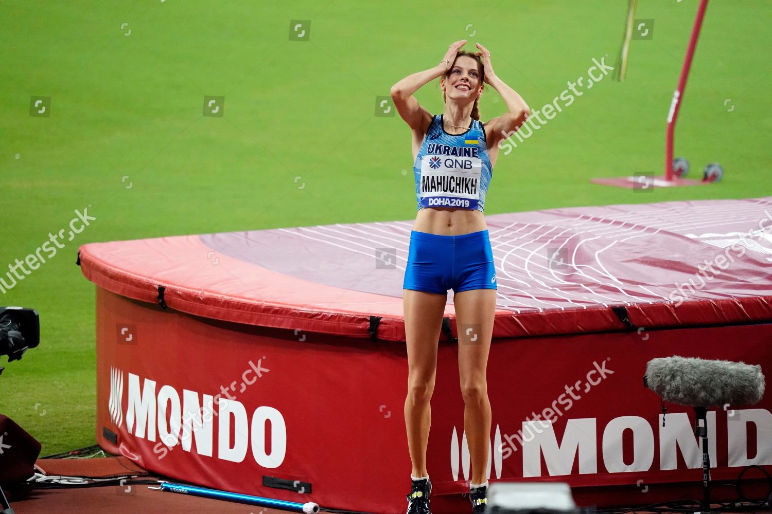 Yaroslava Mahuchikh Ukr On Highjump Editorial Stock Photo Stock Image